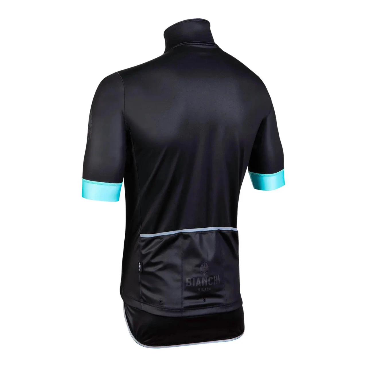 Bianchi Milano Ritoio Thermal Black Celeste Jersey 4 Bianchi Milano Ritoio Thermal Black Celeste Jersey - Image 2
