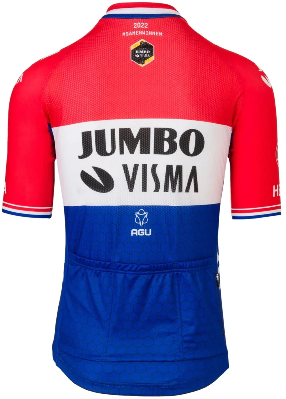 AGU 2022 Jumbo VismaDutch Champion Jersey 4 AGU 2022 Jumbo VismaDutch Champion Jersey - Image 2