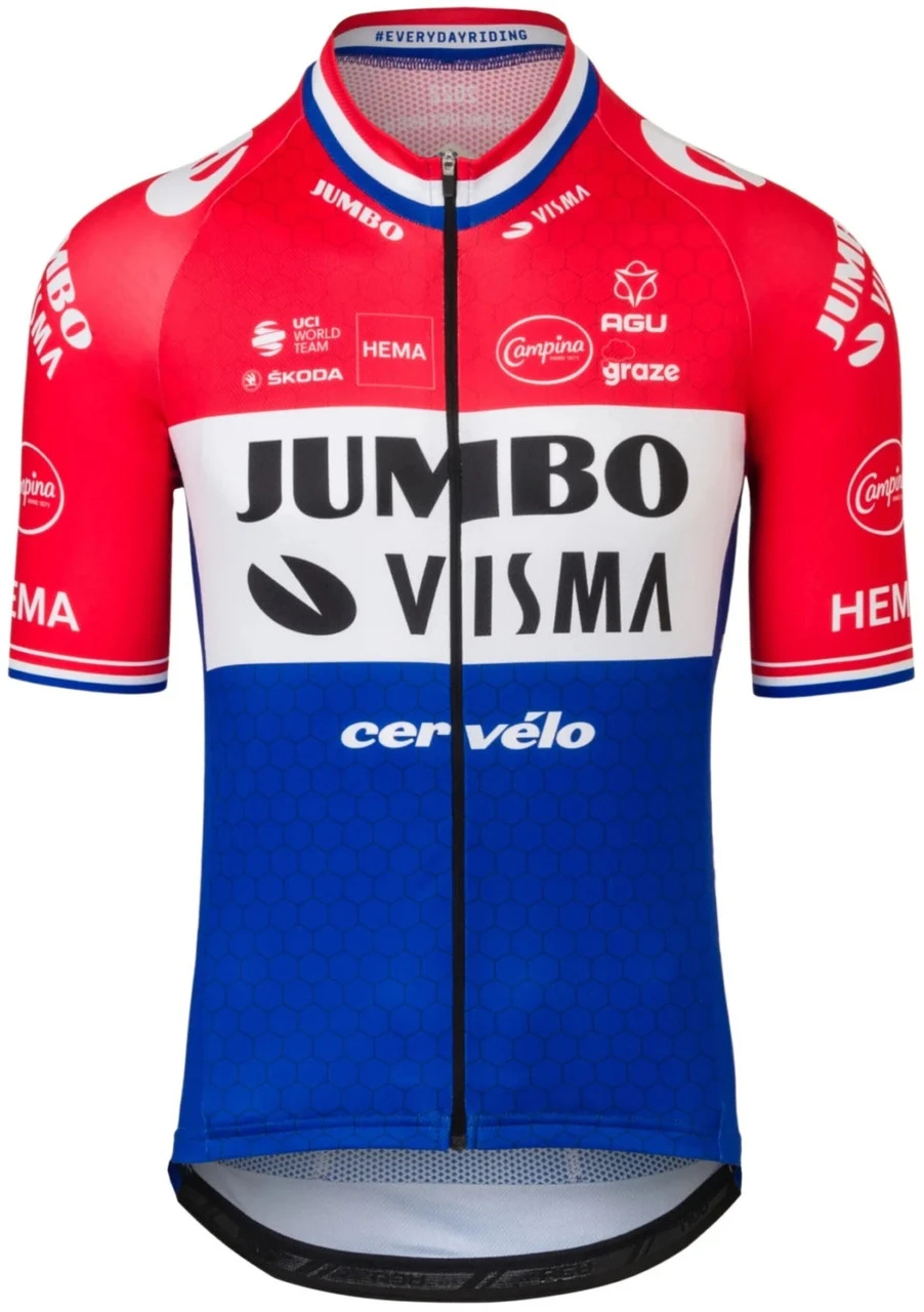AGU 2022 Jumbo VismaDutch Champion Jersey 3 AGU 2022 Jumbo VismaDutch Champion Jersey