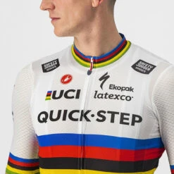 Castelli 2022 Quick Step World Champ Jersey 7 Castelli 2022 Quick Step World Champ Jersey -Nalini Cycling Gear 2022 QUICK STEP World Champ COMPETIZIONE JERSEY Rider 04650.1648921190