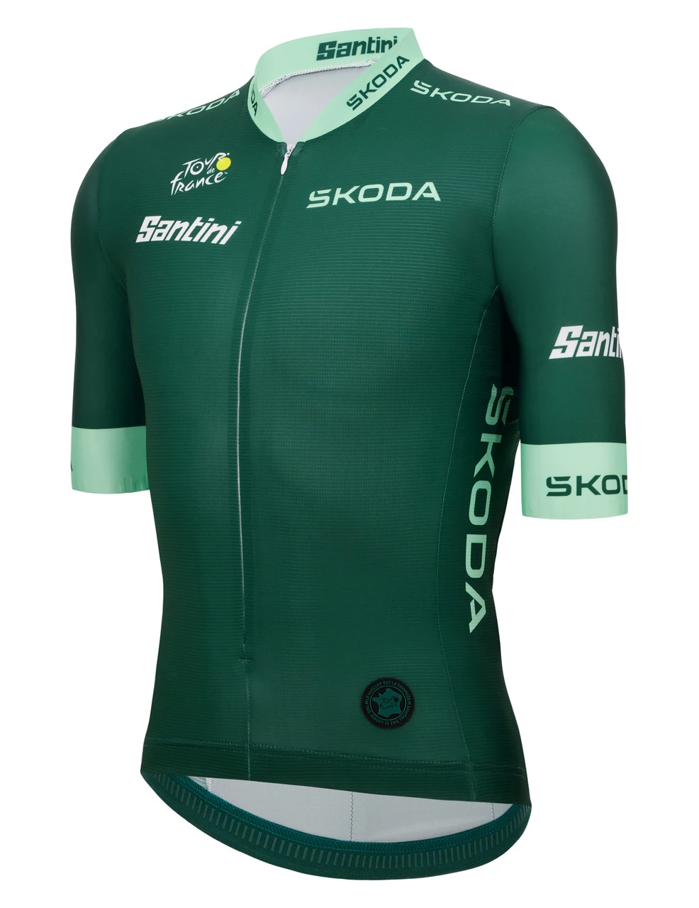 Santini 2024 Tour De France Green Sprinters Race Cut 9440 Jersey 5 Santini 2024 Tour De France Green Sprinters Race Cut 9440 Jersey - Image 3