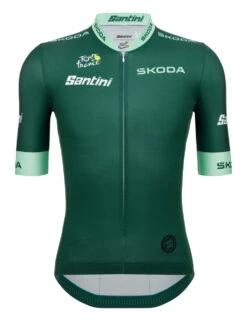 Santini 2024 Tour De France Green Sprinters Race Cut 9440 Jersey