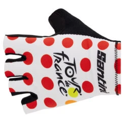 Santini 2024 Tour De France Polka Dot KOM Gloves