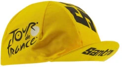 Santini 2024 Tour De France Yellow Leader Cap -Nalini Cycling Gear 2023 tour de france yellow leaders cycling cap.rear 45767.1682821073.1280.1280 97798.1713140639