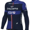 ALE 2023 Groupama FDJ Long Sleeve Jersey 1 ALE 2023 Groupama FDJ Long Sleeve Jersey -Nalini Cycling Gear 2023 Groupama FDJ Long Sleeve Jersey 82217.1680494102