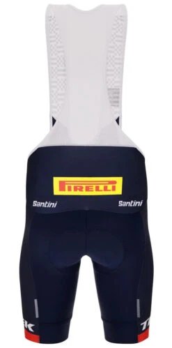 Santini 2023 Trek Segafredo Bib Shorts -Nalini Cycling Gear 2023 Trek Segafredo Bib Shorts Rear 66595.1676674716
