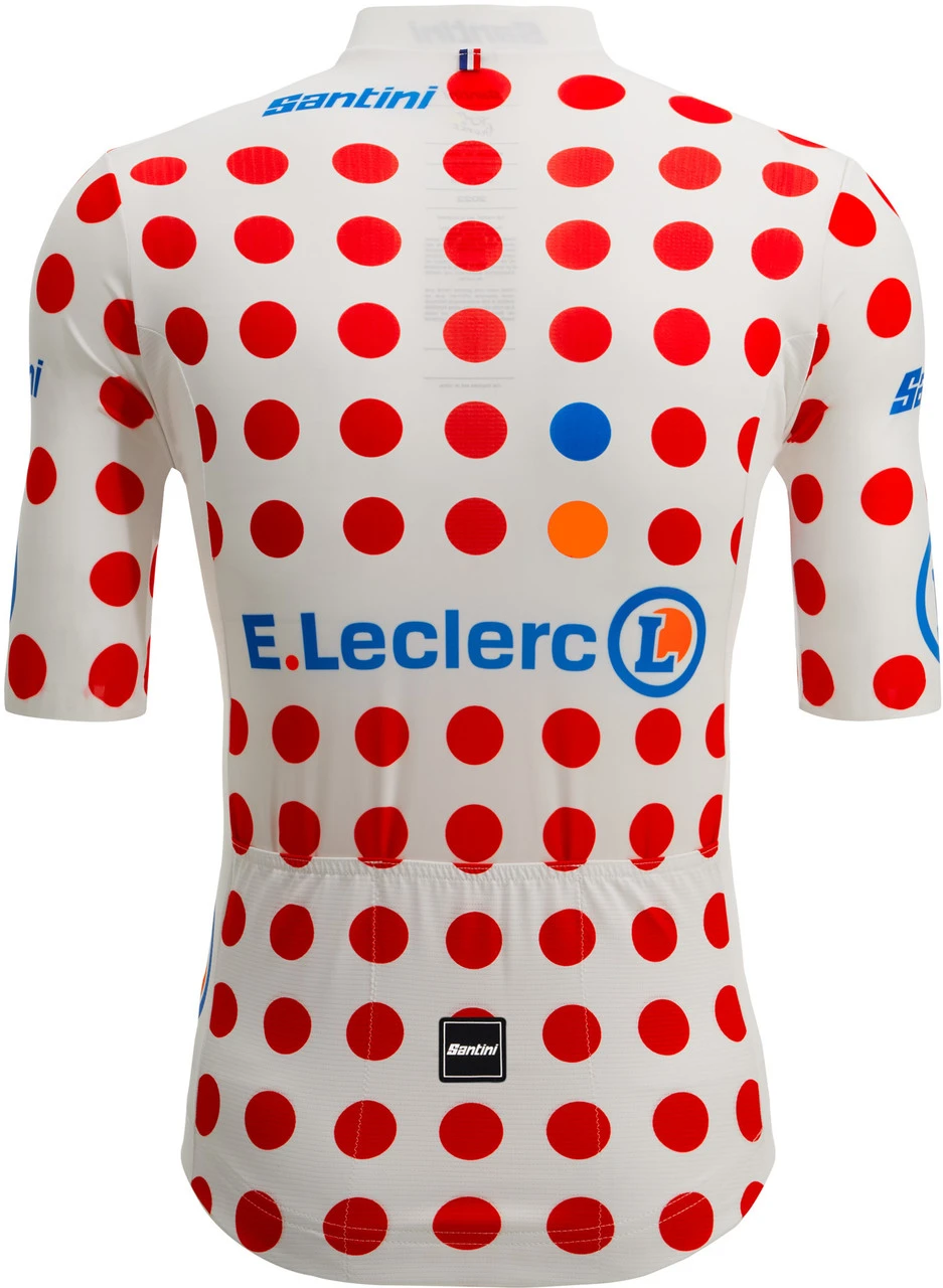 Santini 2024 Tour De France Polka Dot KOM Race Cut 9440 Jersey 4 Santini 2024 Tour De France Polka Dot KOM Race Cut 9440 Jersey - Image 2