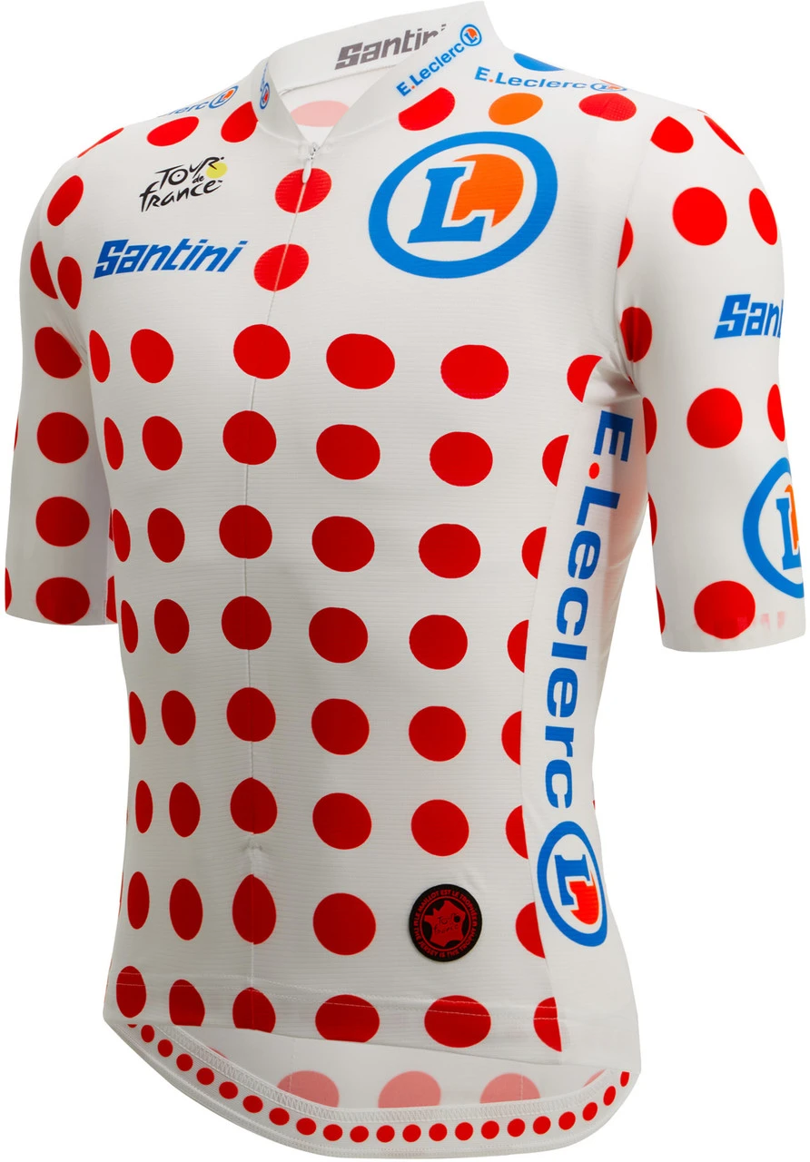 Santini 2024 Tour De France Polka Dot KOM Race Cut 9440 Jersey 5 Santini 2024 Tour De France Polka Dot KOM Race Cut 9440 Jersey - Image 3
