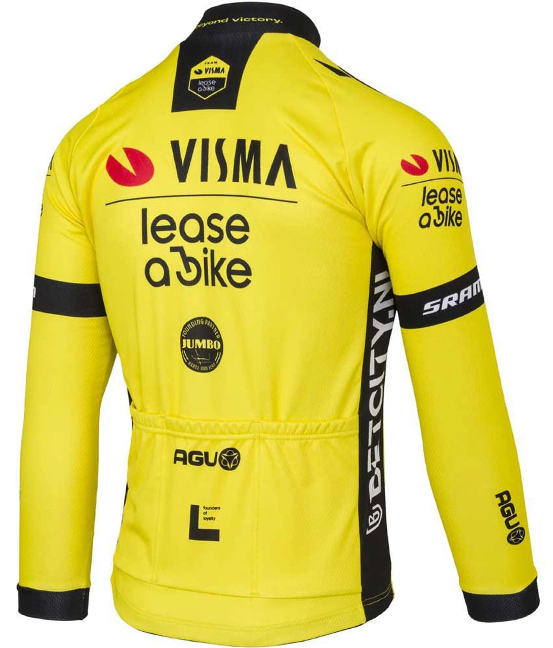 AGU 2024 Visma Lease A Bike Long Sleeve Jersey 5 AGU 2024 Visma Lease A Bike Long Sleeve Jersey - Image 3