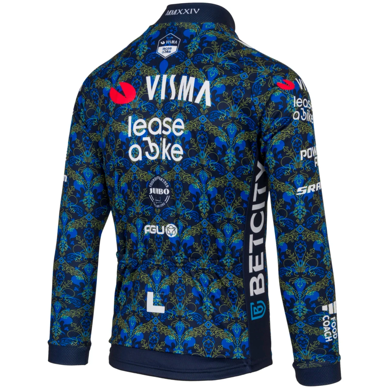 AGU 2024 Visma Lease A BikeTour De France Renaissance Long Sleeve Jersey 4 AGU 2024 Visma Lease A BikeTour De France Renaissance Long Sleeve Jersey - Image 2