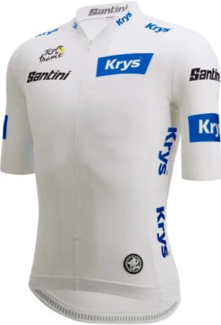 Santini 2024 Tour De France White Young Rider Race Cut 9440 Jersey 7 Santini 2024 Tour De France White Young Rider Race Cut 9440 Jersey -Nalini Cycling Gear 2024 White Best Young Riders Tour De France Jersey Race Side 20023.1713150053
