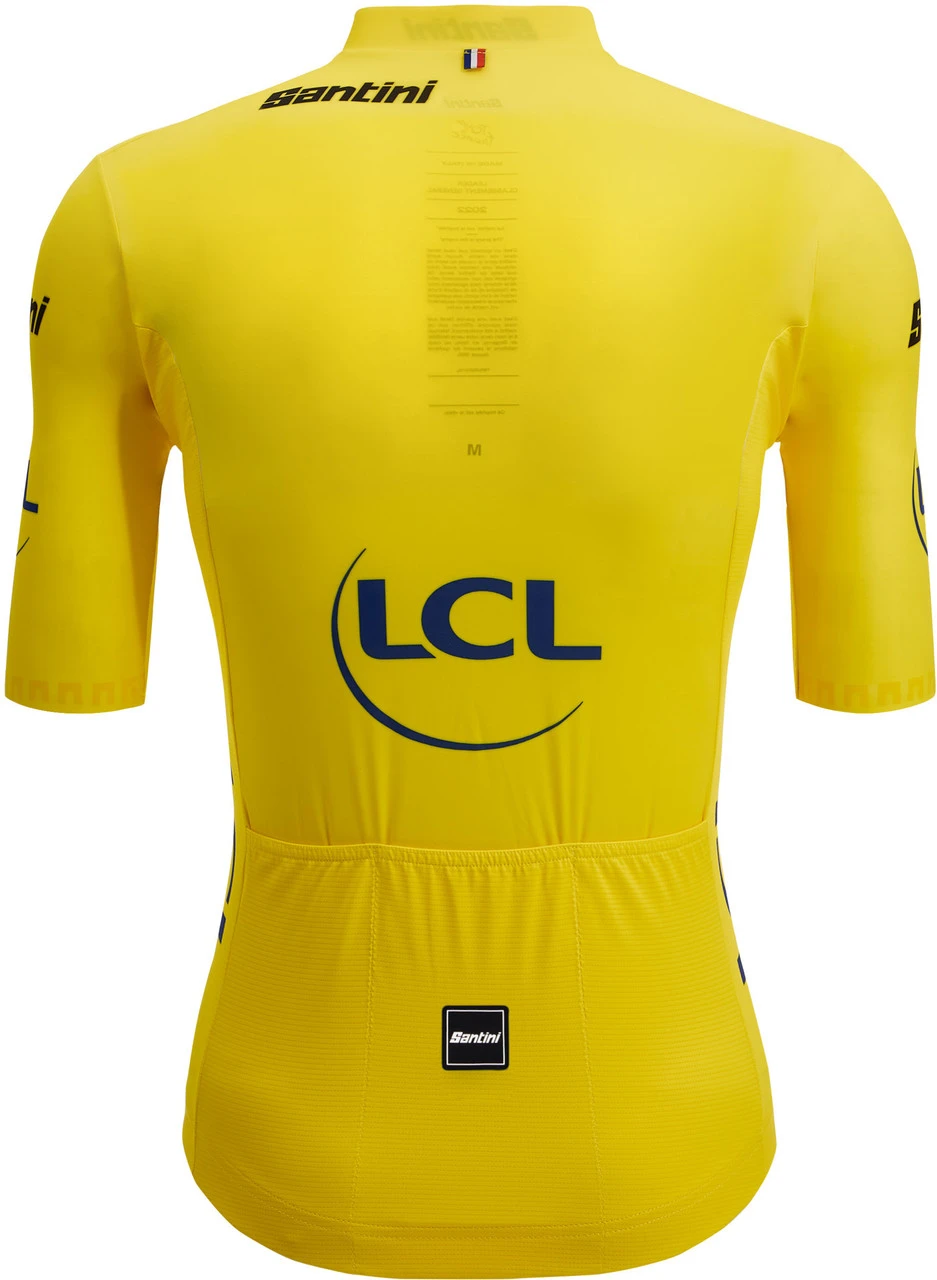 Santini 2024 Tour De France Yellow Leader Race Cut 9440 Jersey 5 Santini 2024 Tour De France Yellow Leader Race Cut 9440 Jersey - Image 3