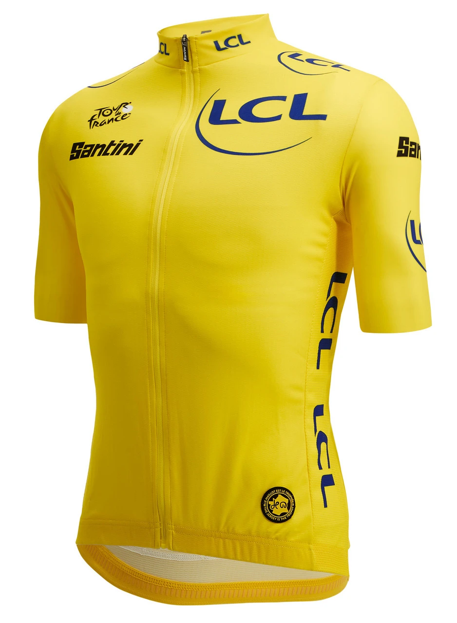 Santini 2024 Tour De France Yellow Leader Race Cut 9440 Jersey 6 Santini 2024 Tour De France Yellow Leader Race Cut 9440 Jersey - Image 4