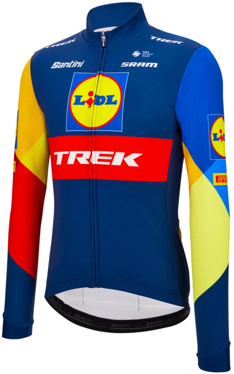 Santini 2024 Lidl Trek Long Sleeve Jersey 3 Santini 2024 Lidl Trek Long Sleeve Jersey