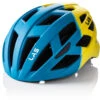 LAS ENIGMA Matt Petrol Blue Yellow - LED Rear Light Helmet -Nalini Cycling Gear 364 Enigma Blue Yell A R 18770.1616356004