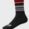 ALE' Stripes Bordeaux Socks 1 ALE' Stripes Bordeaux Socks -Nalini Cycling Gear ALE Bordeux Stripes Socks 06909.1700990694