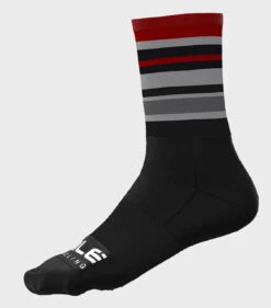 ALE' Stripes Bordeaux Socks