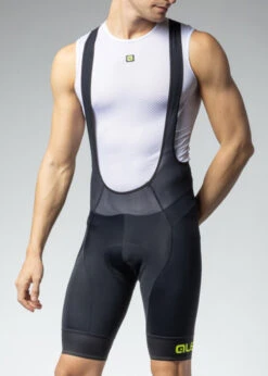 ALE' Corsa Pragma 4H Yellow Fluo Bib Shorts