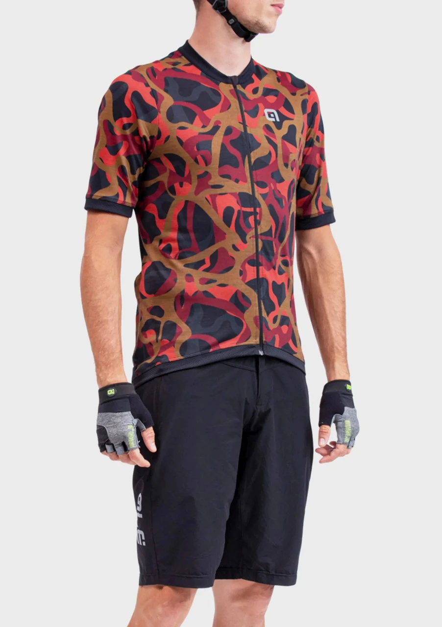 ALE' Gravel Woodland Red Jersey 4 ALE' Gravel Woodland Red Jersey - Image 2