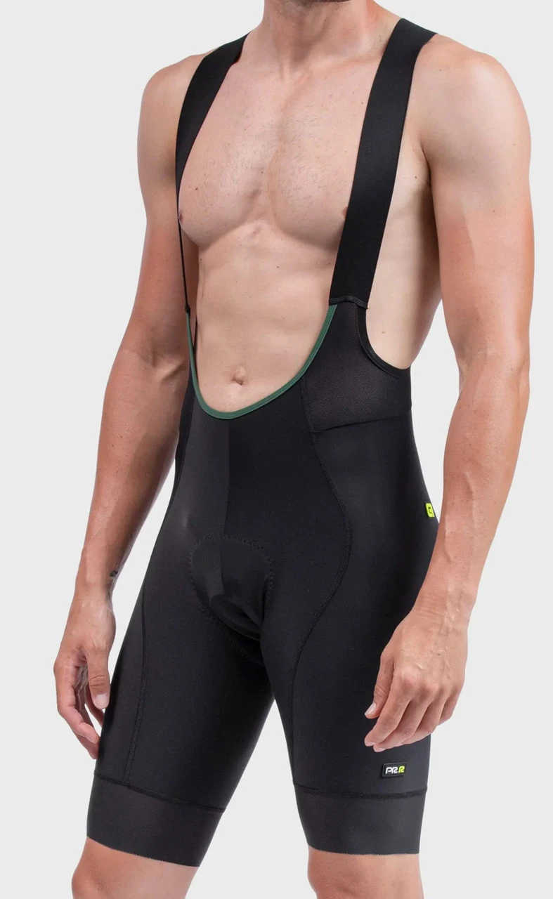 ALE' Green Speed 4H Pad Black Bib Shorts 2 ALE' Green Speed 4H Pad Black Bib Shorts