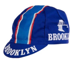 Brooklyn Blue Retro Cycling Cap
