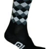 ALE QSkin Summer 6 Inch 16 CM High Rumbles Black Socks