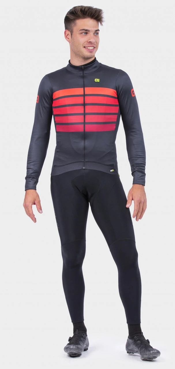 ALE' Sombra Wool Thermo PRR Bordeaux Long Sleeve Jersey 4 ALE' Sombra Wool Thermo PRR Bordeaux Long Sleeve Jersey - Image 2