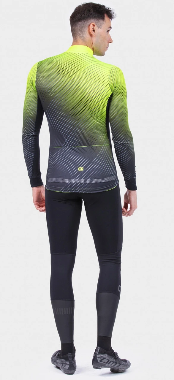 ALE' Storm PRS Yellow Long Sleeve Jersey 4 ALE' Storm PRS Yellow Long Sleeve Jersey - Image 2