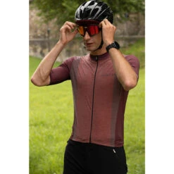 Nalini New Wool Red Gravel Jersey -Nalini Cycling Gear Nalini 4480 0 NEWWOOLSSJERSEY Rider1 67762.1679705124