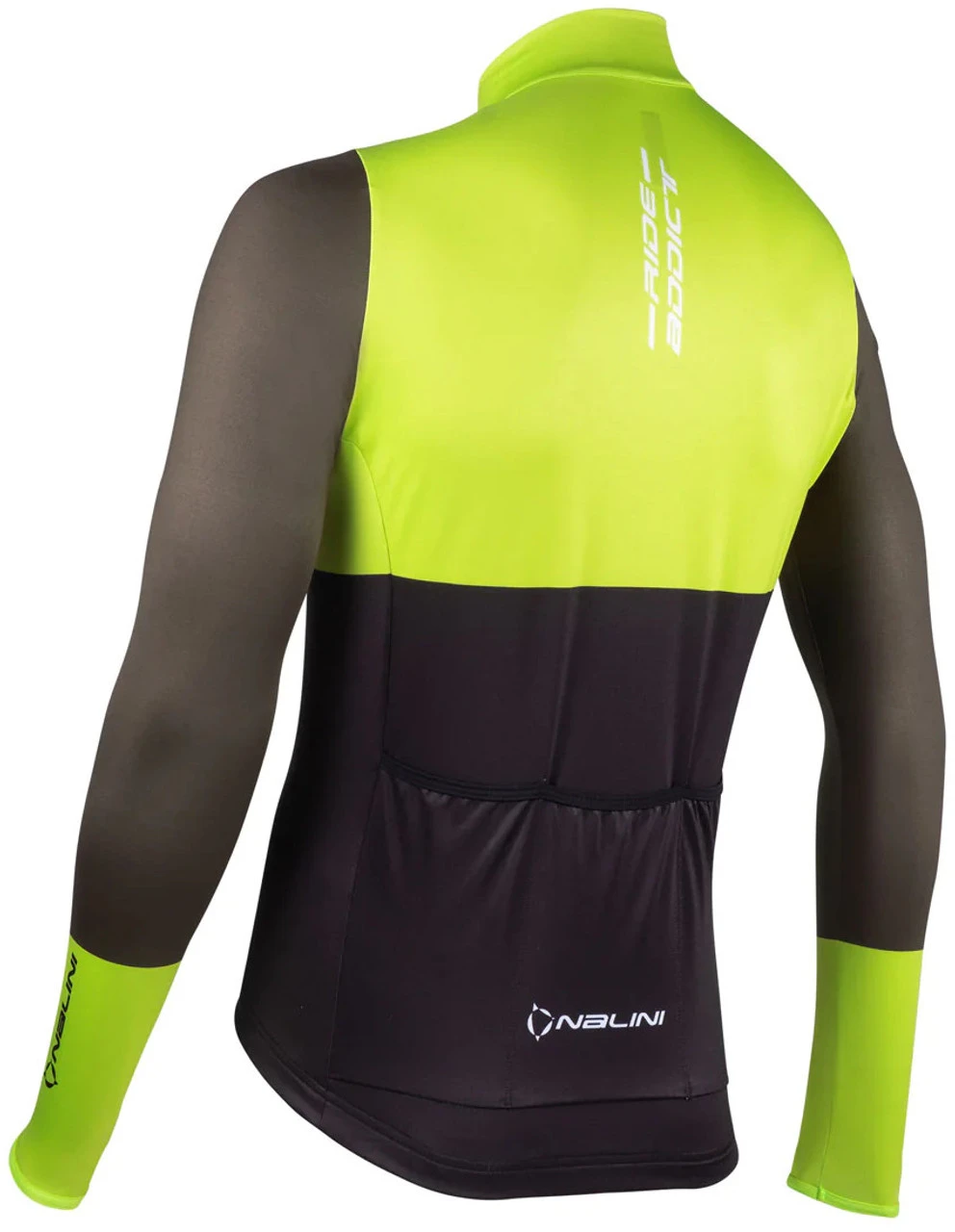 Nalini Warm Fit Green Black Long Sleeve Jersey 4 Nalini Warm Fit Green Black Long Sleeve Jersey - Image 2
