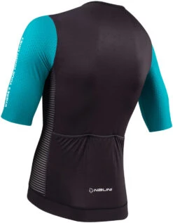 Nalini Laser Black Blue Jersey -Nalini Cycling Gear Nalini 4060 0 LASER JERSEY GREEN BLACK REAR 82674.1679249209