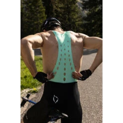 Nalini New Ergo Summer Light Green Black Bib Shorts -Nalini Cycling Gear Nalini Ergo Summer Black Green Bib Shorts Rider2 78855.1653851595