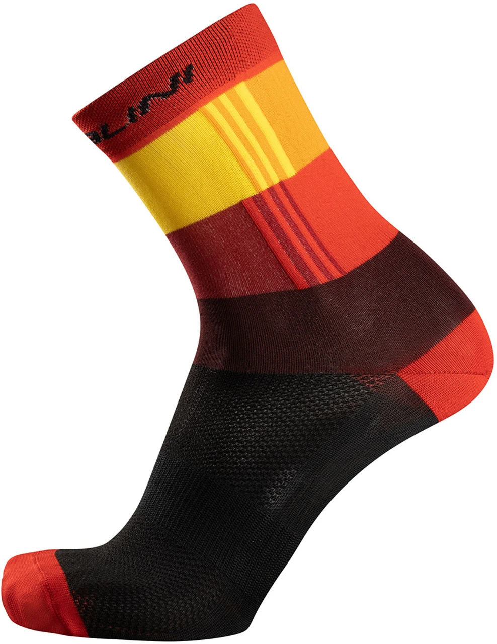 Nalini New Logo Anti Bacterial Red Yellow Socks 3 Nalini New Logo Anti Bacterial Red Yellow Socks