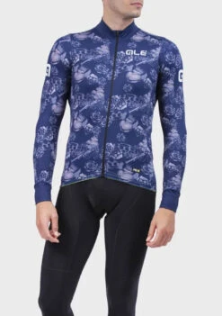 Nalini Cycling Gear -Nalini Cycling Gear PRR LAS VEGAS MEN LONG SLEEVE JERSEY Blue 26059.1664066203