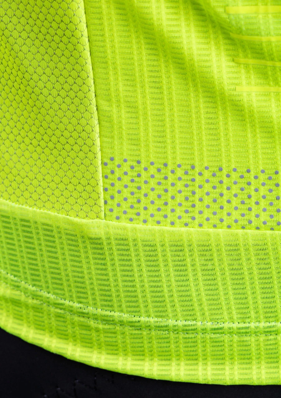 ALE' Silver Cooling R-EV1 Yellow Fluo Jersey 5 ALE' Silver Cooling R-EV1 Yellow Fluo Jersey - Image 3