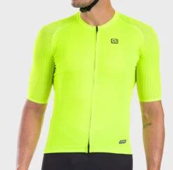 ALE' Silver Cooling R-EV1 Yellow Fluo Jersey