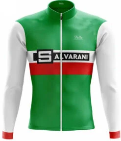 Salvarani Italia Tour De France Flag 68 Long Sleeve Jersey
