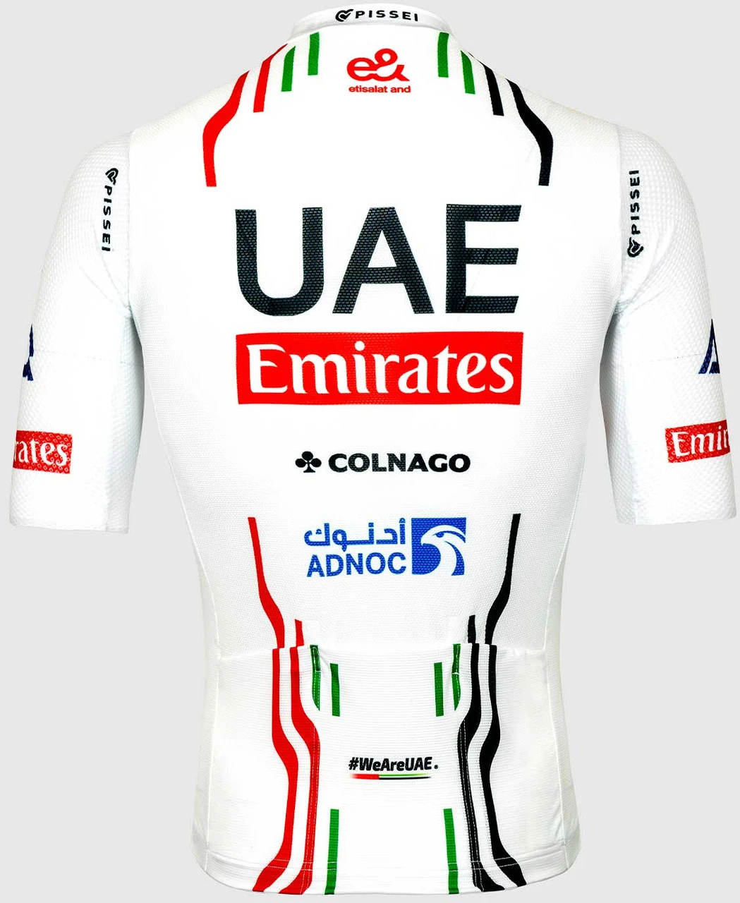 Pissei 2024 UAE Team Emirates Official Magistrale Race Cut Jersey 4 Pissei 2024 UAE Team Emirates Official Magistrale Race Cut Jersey - Image 2