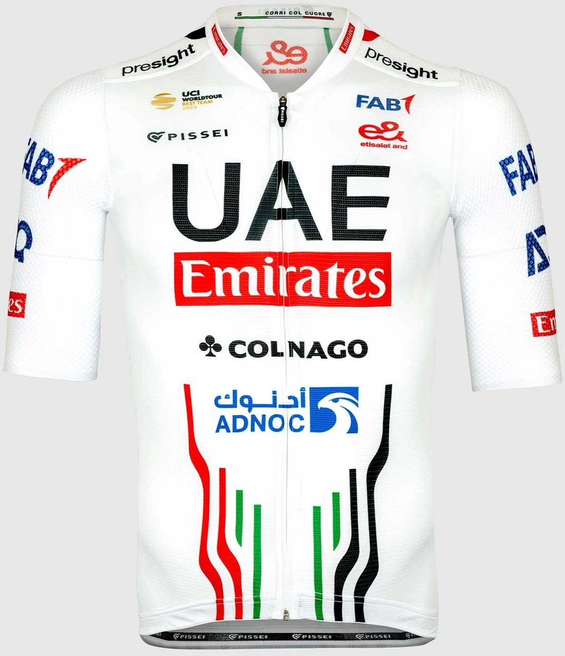 Pissei 2024 UAE Team Emirates Official Magistrale Race Cut Jersey 3 Pissei 2024 UAE Team Emirates Official Magistrale Race Cut Jersey
