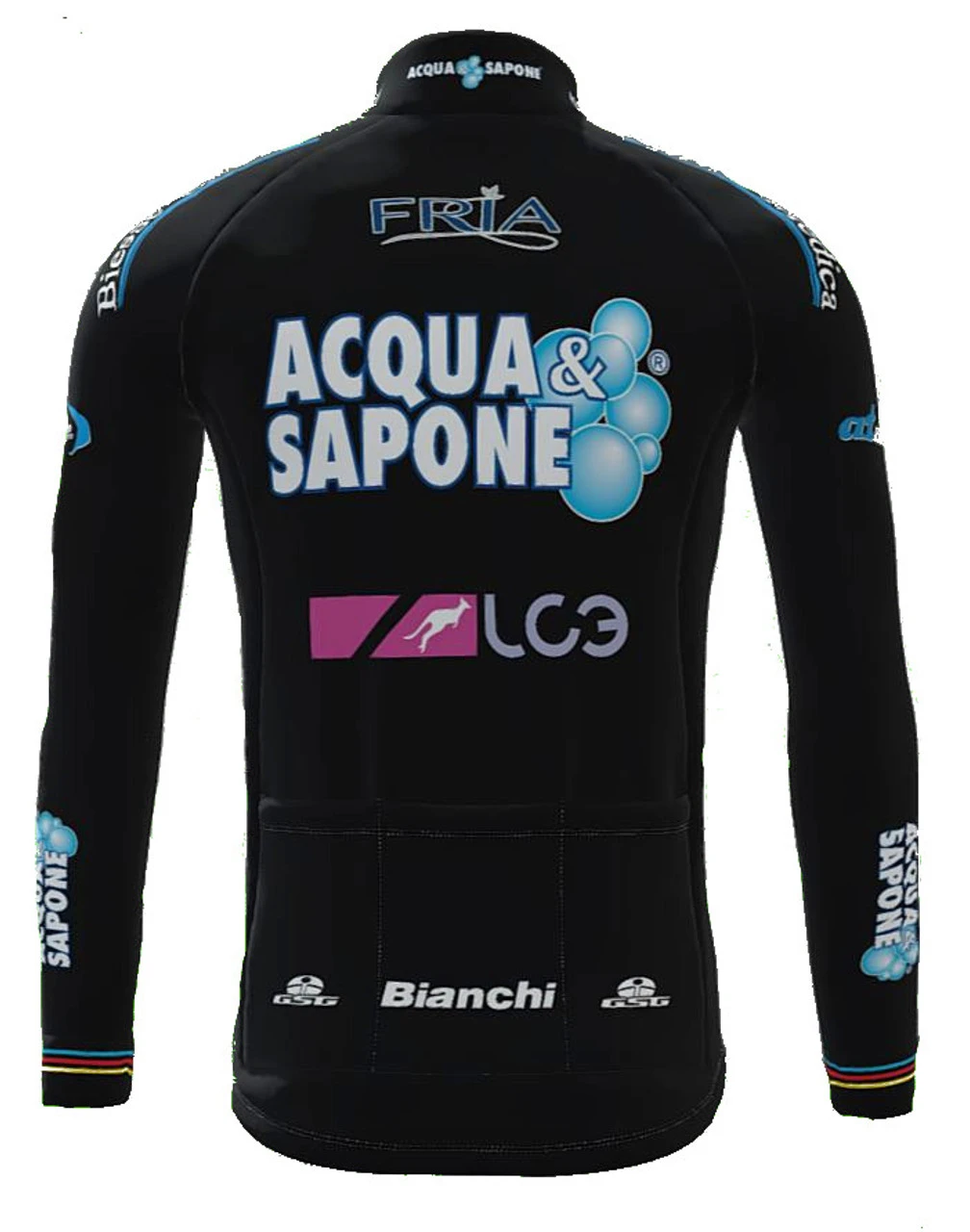 Acqua Sapone Black Long Sleeve Jersey 4 Acqua Sapone Black Long Sleeve Jersey - Image 2