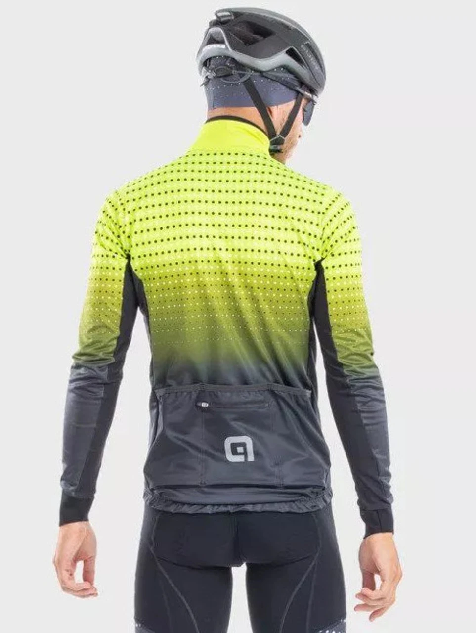 ALE' Bullet DWR PRS Yellow Fluo Long Sleeve Jersey 6 ALE' Bullet DWR PRS Yellow Fluo Long Sleeve Jersey - Image 4