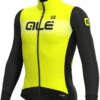 ALE' Logo DWR PRS Yellow Fluo Long Sleeve Jersey