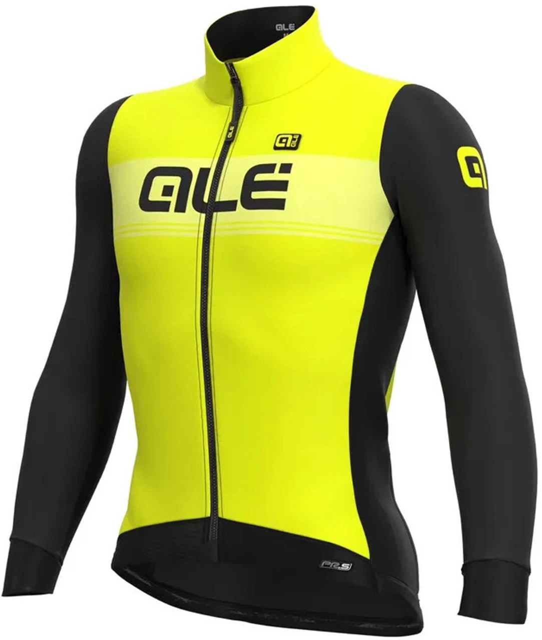 ALE' Logo DWR PRS Yellow Fluo Long Sleeve Jersey 3 ALE' Logo DWR PRS Yellow Fluo Long Sleeve Jersey