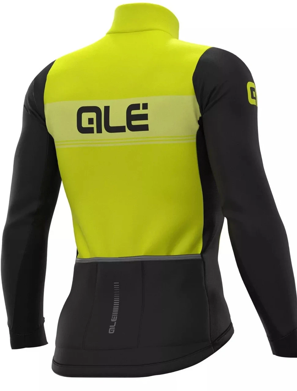 ALE' Logo DWR PRS Yellow Fluo Long Sleeve Jersey 5 ALE' Logo DWR PRS Yellow Fluo Long Sleeve Jersey - Image 3