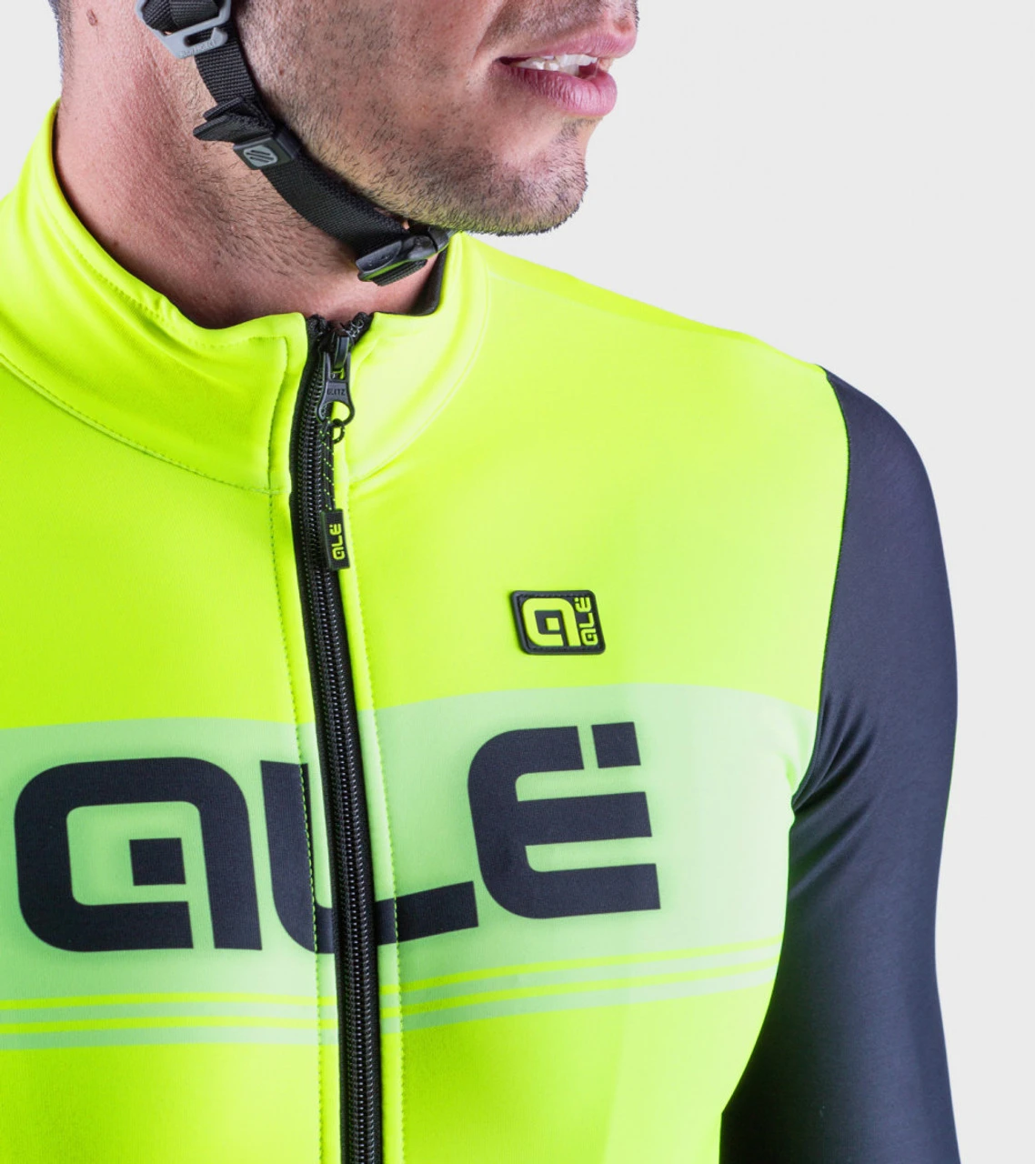 ALE' Logo DWR PRS Yellow Fluo Long Sleeve Jersey 4 ALE' Logo DWR PRS Yellow Fluo Long Sleeve Jersey - Image 2