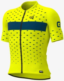 ALE' Stars PRR Yellow Full Zip Jersey