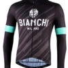 Bianchi Milano Bianzone Black Long Sleeve Jersey 2 Bianchi Milano Bianzone Black Long Sleeve Jersey -Nalini Cycling Gear bianchi milano bianzone long sleeve jersey black front 39233.1601770175