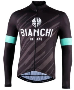 Bianchi Milano Bianzone Black Long Sleeve Jersey