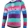 Bianchi Milano Leggenda Arlequin Long Sleeve Jersey S2 -Nalini Cycling Gear bianchi milano leggenda long sleeve jerseys arlequin 13507.1637473050