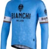Bianchi Milano Storia1 Blue Long Sleeve Jersey -Nalini Cycling Gear bianchi milano storia jersey blue 05306.1601859108